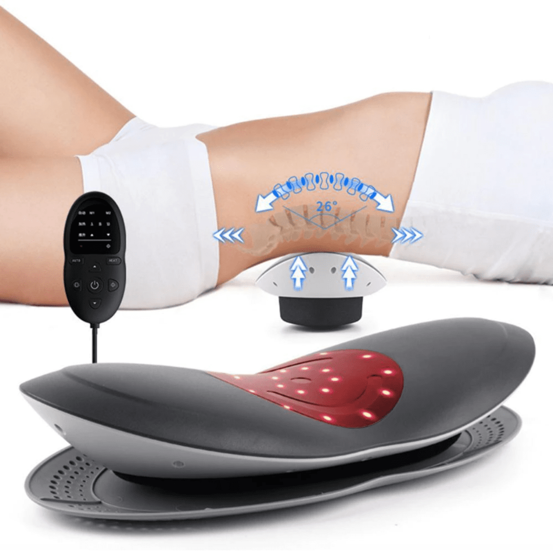 LuminaRelief Lumbar Traction Device For Lower Back Pain