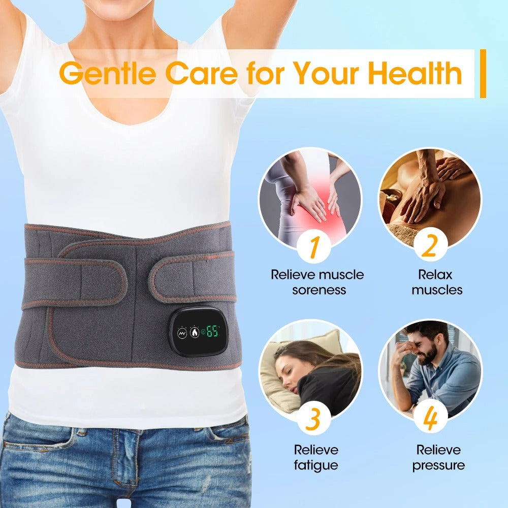 Electric Heating Waist Massager Belt For Back Pain
