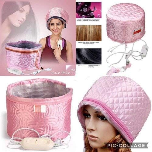 AG E-Com Hair Care Thermal Head Spa Cap Treatment with Beauty Steamer Nourishing Heating Cap