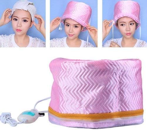 AG E-Com Hair Care Thermal Head Spa Cap Treatment with Beauty Steamer Nourishing Heating Cap
