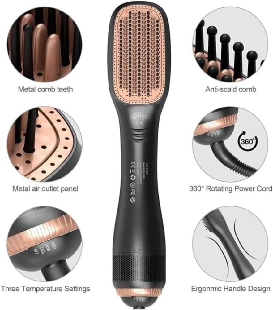 Joy Professional 2-in-1 Hair Styling Brush
