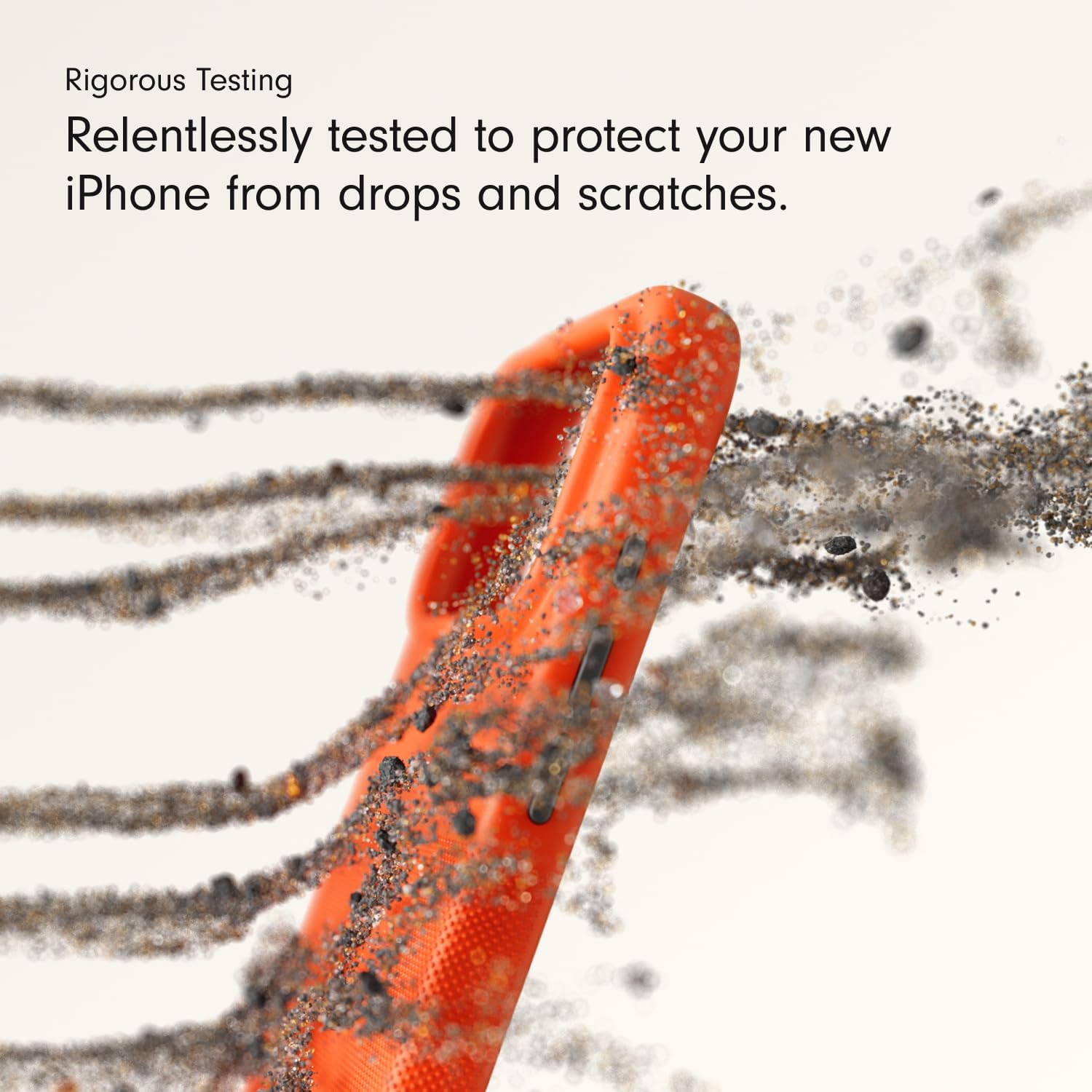 Beats iPhone Rugged Case with MagSafe & Camera Control, Scratch & Drop Tested, Matte Texture with Microfibre Lining
