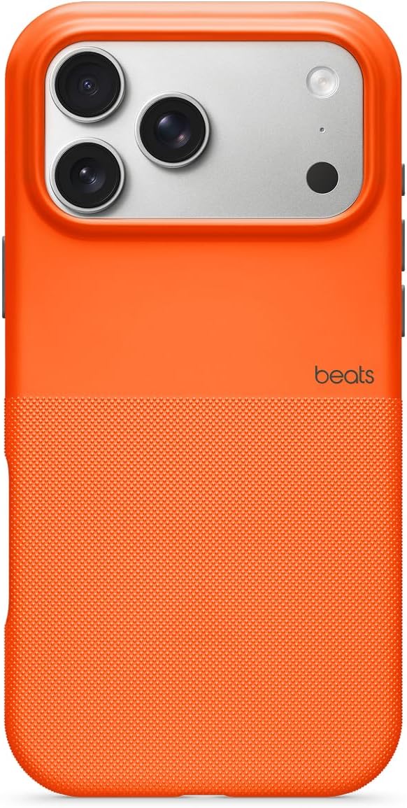 Beats iPhone Rugged Case with MagSafe & Camera Control, Scratch & Drop Tested, Matte Texture with Microfibre Lining