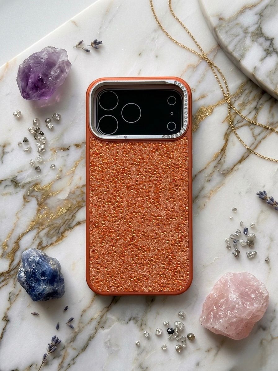 Glitter Shiny Bling Hard Case for iPhone 17 Pro - Black