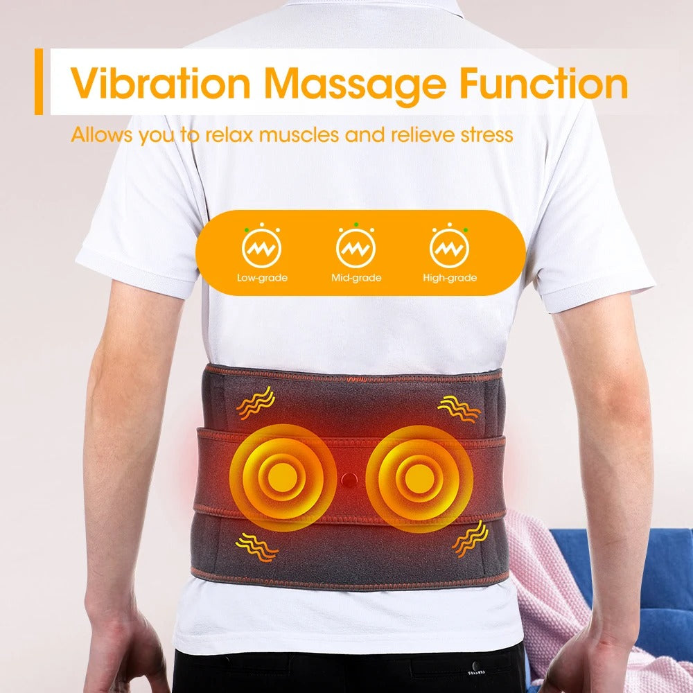 Electric Heating Waist Massager Belt For Back Pain
